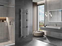 Mexen Mars radiateur salle de bain 1500 x 500 mm, 494 W, chrome - W110-1500-500-00-01