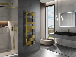 Mexen Mars radiateur de salle de bain 1500 x 500 mm, 494 W, doré - W110-1500-500-00-50