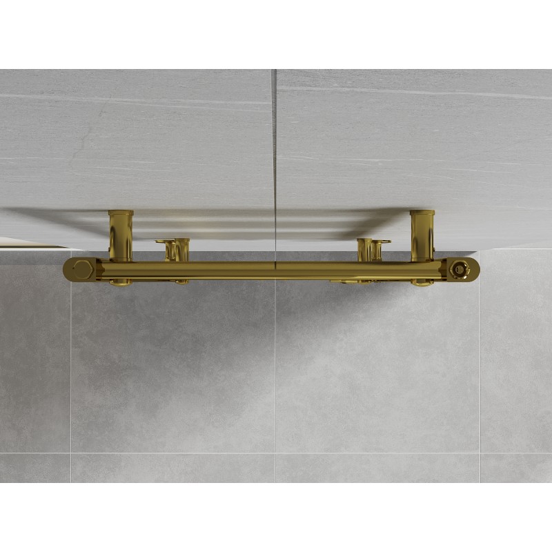 Mexen Mars radiateur de salle de bain 1500 x 500 mm, 494 W, doré - W110-1500-500-00-50