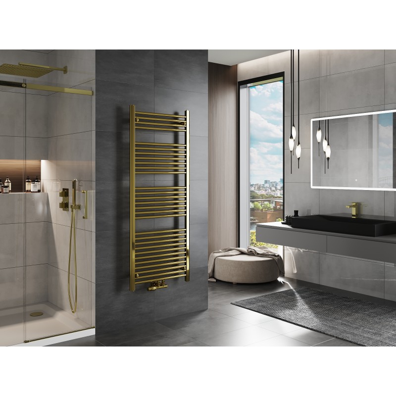 Mexen Mars radiateur de salle de bains 1500 x 600 mm, 576 W, doré - W110-1500-600-00-50