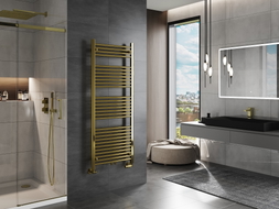 Mexen Mars radiateur de salle de bains 1500 x 600 mm, 576 W, doré - W110-1500-600-00-50