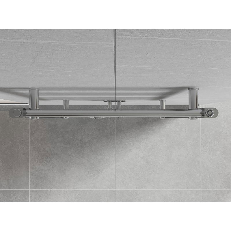 Mexen Mars radiateur de salle de bains 1500 x 600 mm, 576 W, chromé - W110-1500-600-00-01