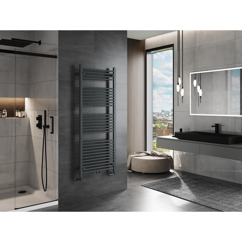 Mexen Mars radiateur de salle de bains 1500 x 600 mm, 729 W, anthracite - W110-1500-600-00-66