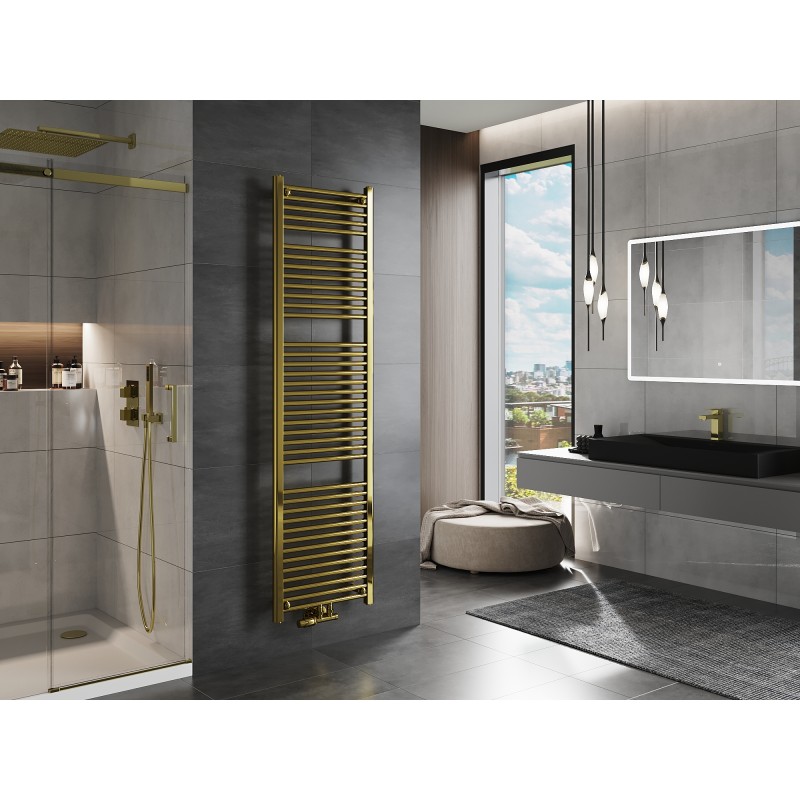 Mexen Mars radiateur de salle de bains 1800 x 500 mm, 643 W, doré - W110-1800-500-00-50