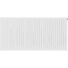 Radiateur à panneau Mexen CC11 500 x 600 mm, raccordement inférieur central, 478 W, blanc - W6C11-050-060-00