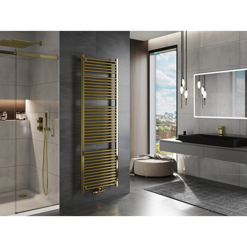 Mexen Mars radiateur de salle de bains 1800 x 600 mm, 752 W, doré - W110-1800-600-00-50