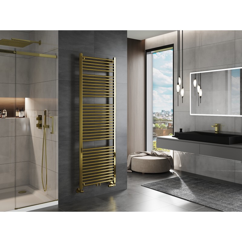 Mexen Mars radiateur de salle de bains 1800 x 600 mm, 752 W, doré - W110-1800-600-00-50