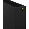 Radiateur à panneau Mexen Line CVL33 500 x 600 mm, raccordement inférieur, 1140 W, noir - W633L-050-060-70