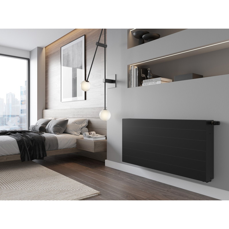 Mexen Line CVL33 radiateur à plaque 900 x 400 mm, raccordement inférieur, 1200 W, noir - W633L-090-040-70
