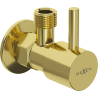 Mexen R1 vanne d’angle pour robinet 1/2"x3/8", doré - 79970-50