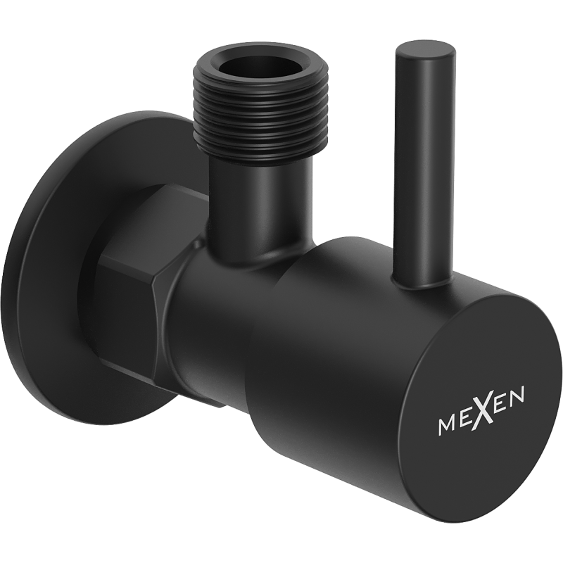 Mexen R1 vanne d'angle pour robinet 1/2"x3/8", noir - 79970-70