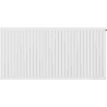 Radiateur Mexen CC22 de 400 x 900 mm, connection inférieure centrale, 1067 W, blanc - W6C22-040-090-00