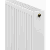 Radiateur Mexen CC22 de 400 x 900 mm, connection inférieure centrale, 1067 W, blanc - W6C22-040-090-00