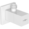 Mexen S robinet d'angle pour batterie 1/2"x3/8", blanc - 79971-20