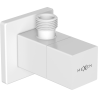 Mexen S robinet d'angle pour mitigeur 1/2"x3/8", blanc - 79971-20