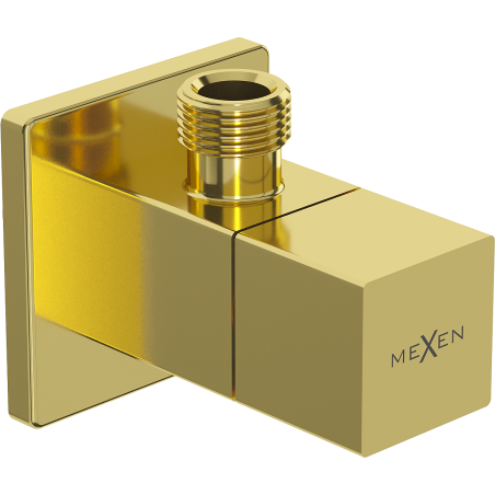 Mexen S valve d'angle pour robinet 1/2"x3/8", doré - 79971-50
