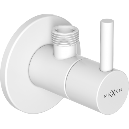 Mexen R2 vanne angulaire pour robinetterie 1/2"x3/8", blanc - 79972-20