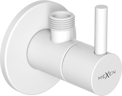 Mexen R2 vanne angulaire pour robinetterie 1/2"x3/8", blanc - 79972-20