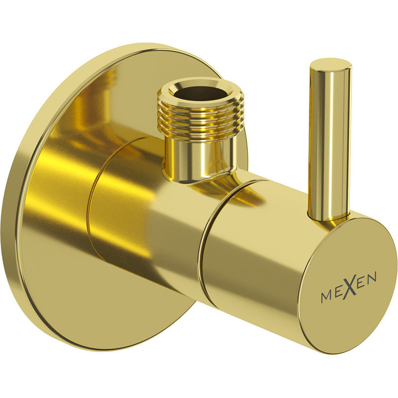 Mexen R2 vanne d'angle pour robinet 1/2"x3/8", doré - 79972-50