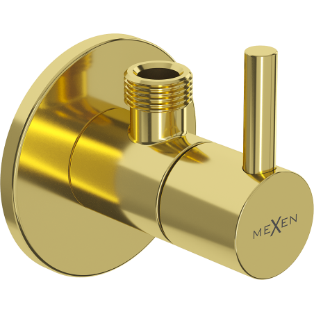 Mexen R2 vanne d'angle pour robinet 1/2"x3/8", doré - 79972-50