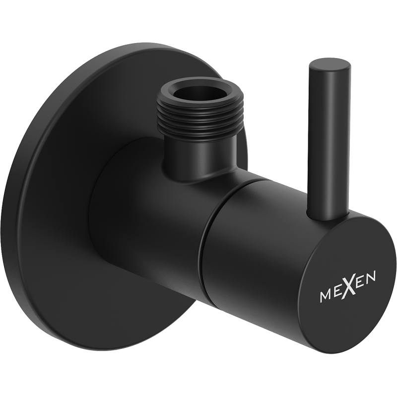 Mexen R2 vanne d'angle pour robinet 1/2"x3/8", noir - 79972-70