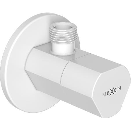 Mexen T robinet d'angle pour batterie 1/2"x3/8", blanc - 79973-20