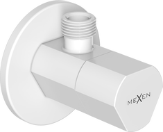 Mexen T robinet d'angle pour batterie 1/2"x3/8", blanc - 79973-20