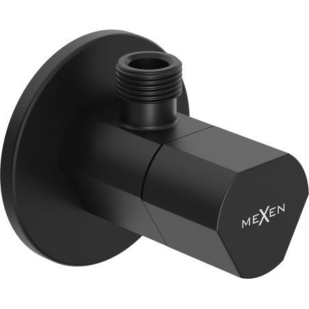 Mexen T vanne d'angle pour robinet 1/2"x3/8", noir - 79973-70