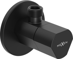 Mexen T vanne d'angle pour robinet 1/2"x3/8", noir - 79973-70