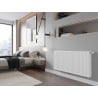 Radiateur Mexen CC22 600 x 2800 mm, raccordement bas central, 4628 W, blanc - W6C22-060-280-00