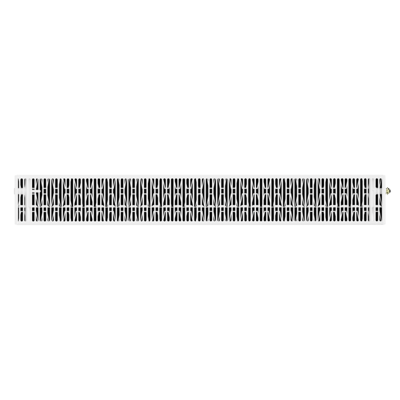 Mexen CC33 radiateur plat 400 x 1000 mm, raccordement inférieur central, 1689 W, blanc - W6C33-040-100-00