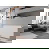 Mexen Flat CCF11 radiateur plat 300 x 1000 mm, connexion inférieure centrale, 455 W, blanc - W6C11F-030-100-00