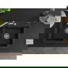 Mexen Hektor évier en granit 2 bacs 800 x 480 mm, noir/métallisé argent, siphon chromé - 6521802000-73
