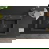 Mexen Hektor évier en granit 2 bacs 800 x 480 mm, noir moucheté, siphon noir - 6521802000-76-B
