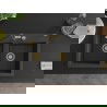 Mexen Hektor évier en granit à 2 bacs 800 x 480 mm, noir moucheté, siphon doré - 6521802000-76-G