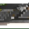 Mélangeur Mexen Omar évier de cuisine en granit à 1 bac 800 x 480 mm, gris, siphon doré - 6520801005-71-G