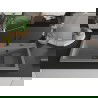 Mexen Omar évier en granit 1 bac 800 x 480 mm, gris, siphon noir - 6520801005-71-B