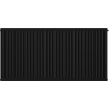 Mexen CV22 chauffage en acier 600 x 800 mm, alimentation inférieure, 1322 W, noir - W622-060-080-70
