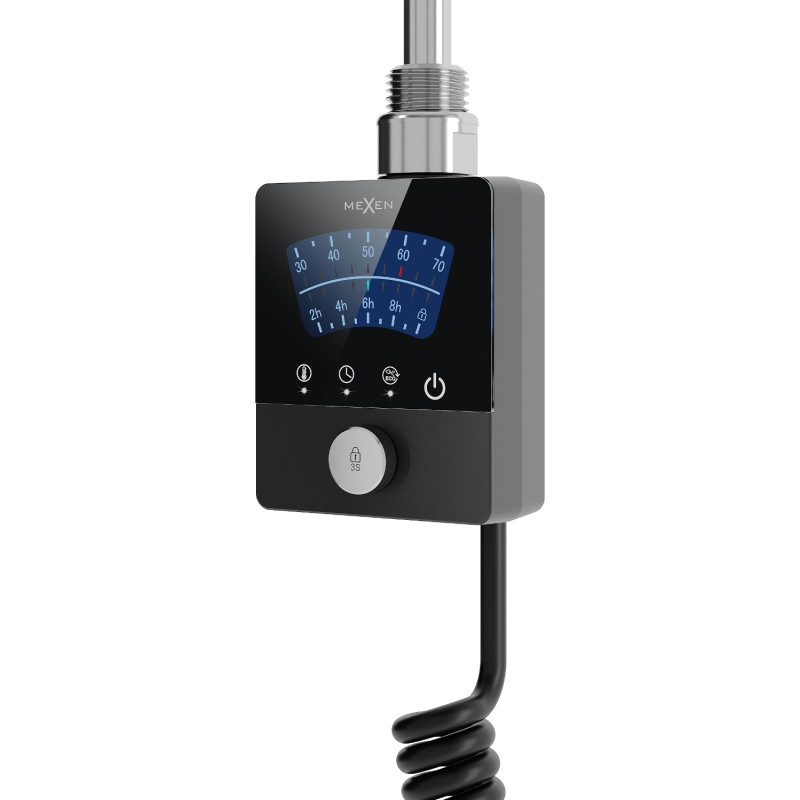 Mexen FA-BG8 chauffage électrique 600 W, noir - W957-0600-70