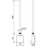 Mexen FA-05W élément chauffant électrique 600 W, blanc - W958-0600-20