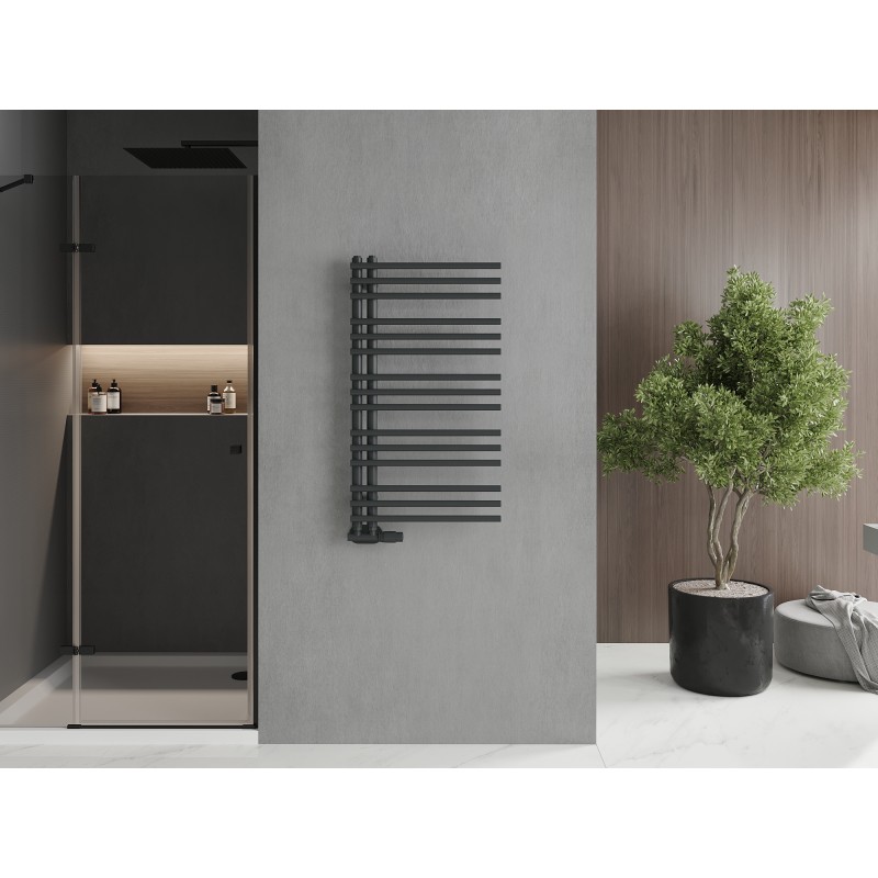 Mexen Neptun radiateur de salle de bain décoratif 900 x 500 mm, 369 W, anthracite - W101-0900-500-00-66