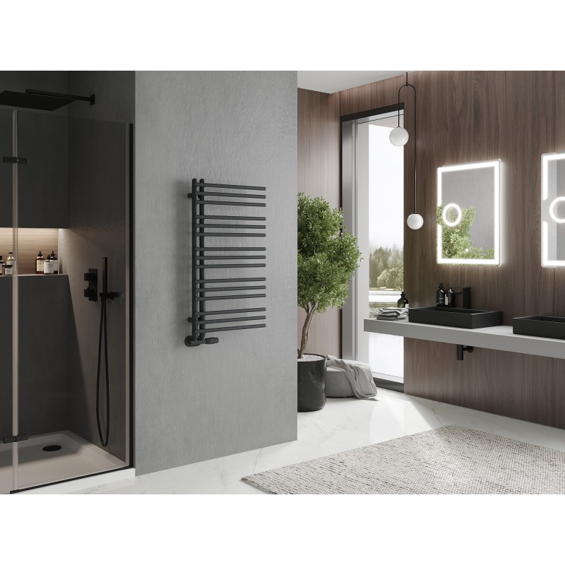 Mexen Neptun radiateur de salle de bain décoratif 900 x 500 mm, 369 W, anthracite - W101-0900-500-00-66