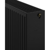 Radiateur plat Mexen CV33 900 x 2000 mm, connexion inférieure, 6364 W, noir - W633-090-200-70