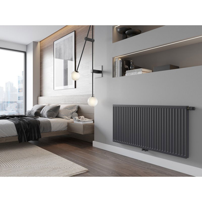 Mexen CC11 radiateur à panneau 300 x 2600 mm, raccordement inférieur central, 1271 W, anthracite - W6C11-030-260-66