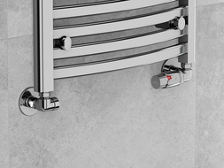 Mexen Uni-Term vannes de radiateur axiales, chromées - W903-000-01