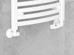 Mexen Uni-Term vannes de radiateur axiales, blanches - W903-000-20
