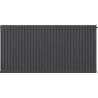 Mexen CC11 radiateur en tôle 600 x 2400 mm, connexion inférieure centrale, 2240 W, anthracite - W6C11-060-240-66