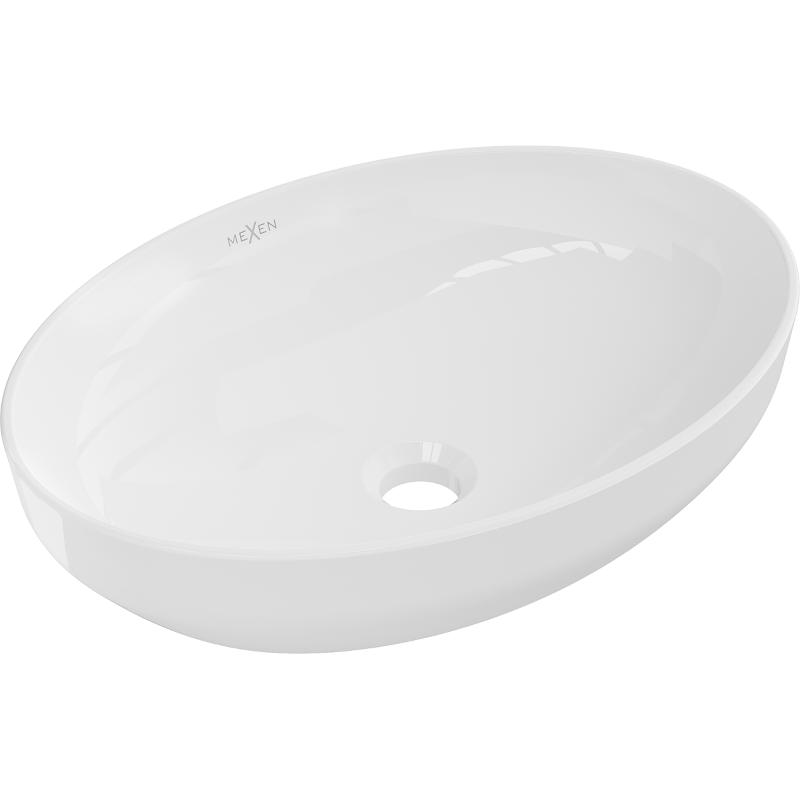 Mexen Cornelia lavabo à poser 50 x 37 cm, blanc - 21885000