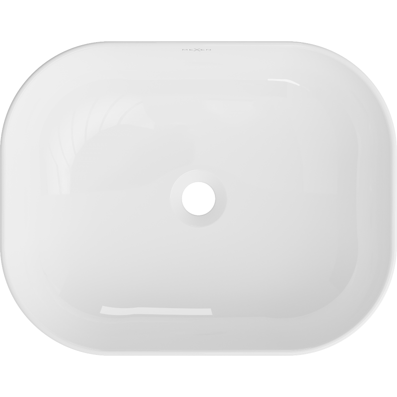 Mexen Rosa lavabo à poser 50 x 40 cm, blanc - 21095000