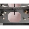 Mexen Rosa lavabo sur plan 50 x 40 cm, rose mat - 21095044